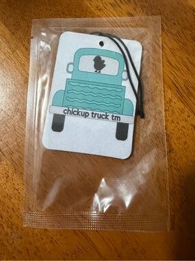 (2) Air Freshener - Chickup Truck TM Logo - White Jasmine 🩵🛻🐥🩵